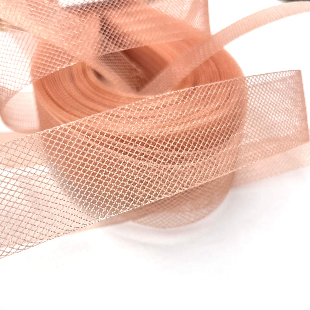 1" Wide Crinoline Webbing Horse hair Trim Braid for Sewing 100% Nylon | Lace USA - 1" Horse Hair
