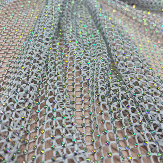 Diamond Fishnet Fabric 4 Way Stretch | Lace USA