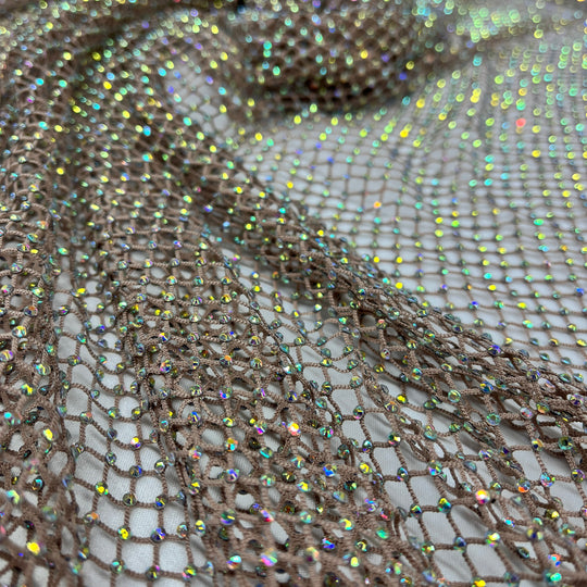 Diamond Fishnet Fabric 4 Way Stretch | Lace USA