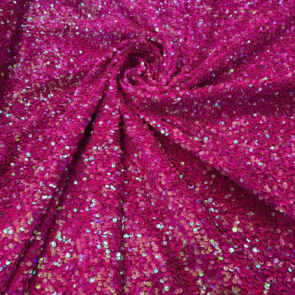 2Way Stretch Velvet Fabric with Sequin | LaceUSA  GD-1782