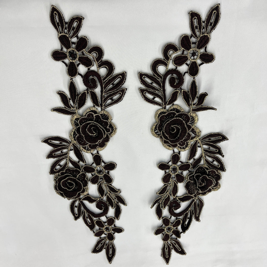 3D Floral Lace Applique perfect for dress embelishment  | Lace USA - 55305