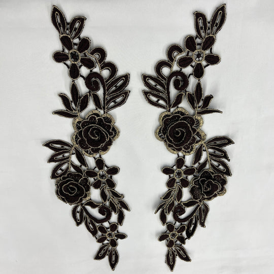 3D Floral Lace Applique perfect for dress embelishment  | Lace USA - 55305