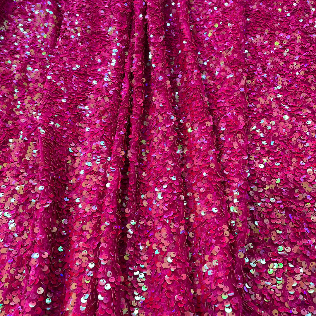 2Way Stretch Velvet Fabric with Sequin | LaceUSA  GD-1782