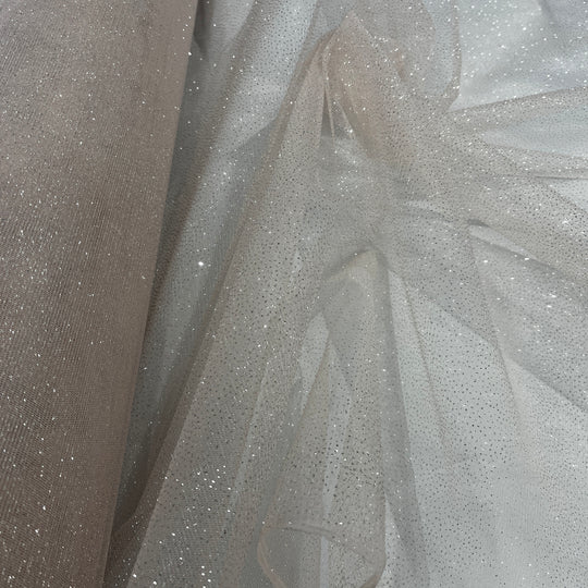 Glitter Mesh Fabric – 60" Wide Sparkle Net for Dresses & Costumes | Lace USA - Glitter Mesh