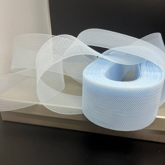 2" Wide Stiff Crinoline Webbing Horsehair Trim Braid | Crinoline Trim for Dress Hems, Millinery & Costume Design  | Lace USA - Horse Hair 2" Wide (Copy)