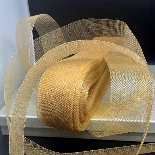 Champagne -_2_inch_Wide_Stiff_Crinoline_Webbing_Horsehair_Trim_Braid-LaceUSA_horsehair40