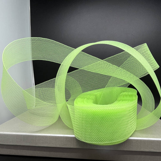 2" Wide Stiff Crinoline Webbing Horsehair Trim Braid | Crinoline Trim for Dress Hems, Millinery & Costume Design  | Lace USA - Horse Hair 2" Wide (Copy)