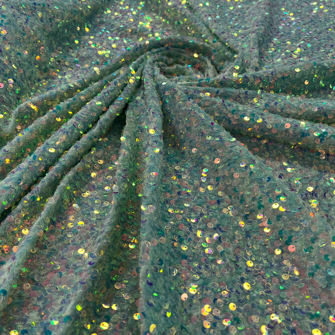 2Way Stretch Velvet Fabric with Sequin | LaceUSA  GD-1782