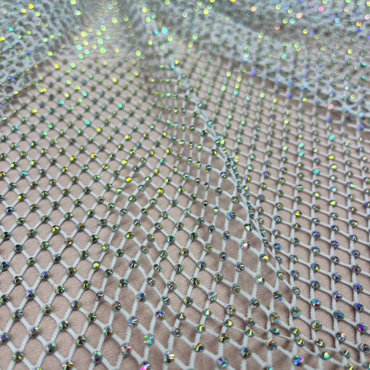 Diamond Fishnet Fabric 4 Way Stretch | Lace USA