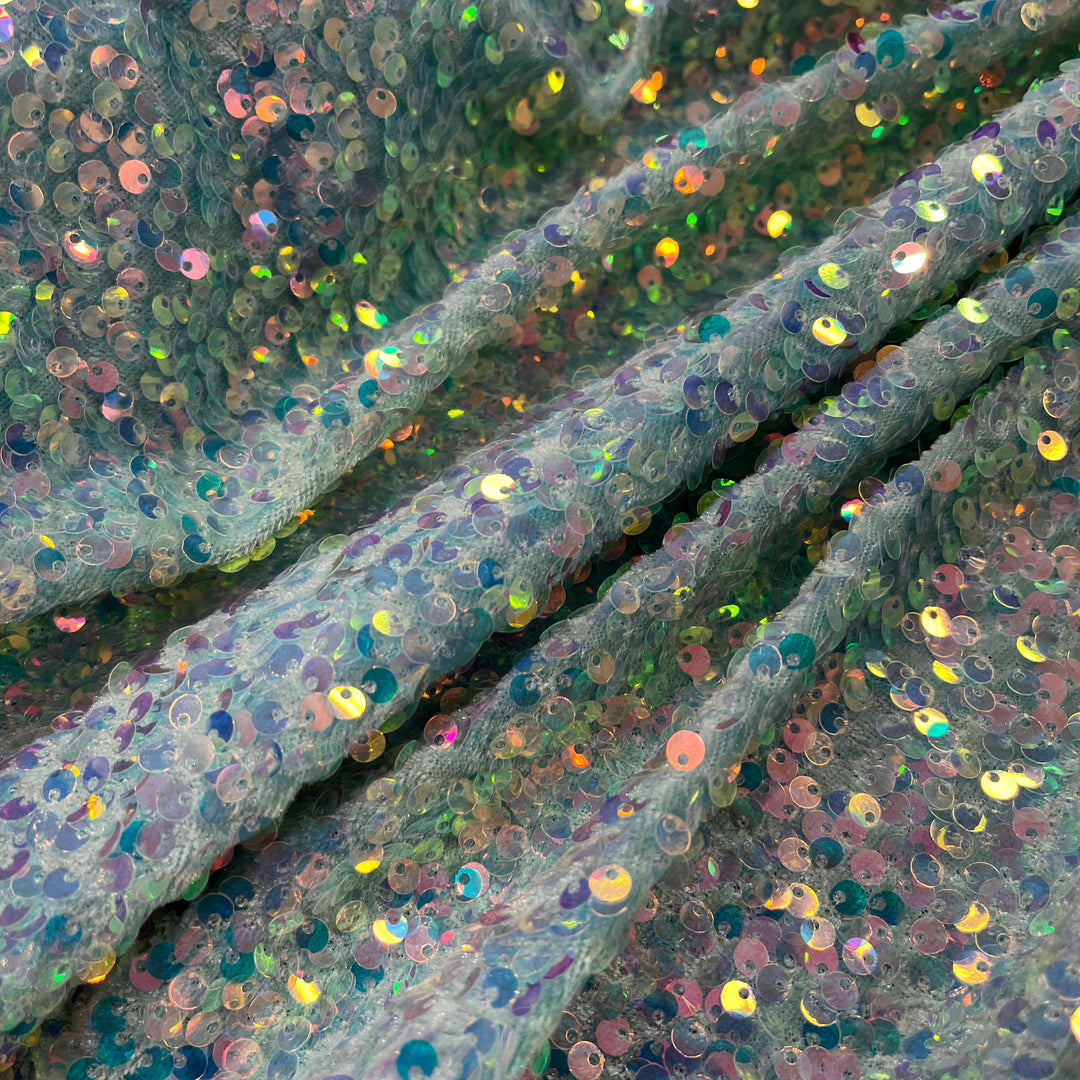 2Way Stretch Velvet Fabric with Sequin | LaceUSA  GD-1782