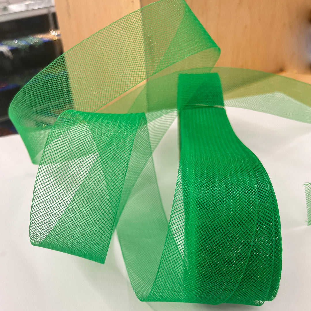 2" Wide Stiff Crinoline Webbing Horsehair Trim Braid | Crinoline Trim for Dress Hems, Millinery & Costume Design  | Lace USA - Horse Hair 2" Wide (Copy)