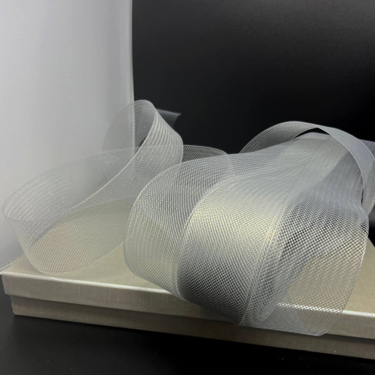 2" Wide Stiff Crinoline Webbing Horsehair Trim Braid | Crinoline Trim for Dress Hems, Millinery & Costume Design  | Lace USA - Horse Hair 2" Wide (Copy)