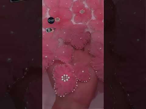 Beaded 3D Floral Lace Fabric for Bridal, Quinceañera & Dance Dresses | Lace USA - GD-216