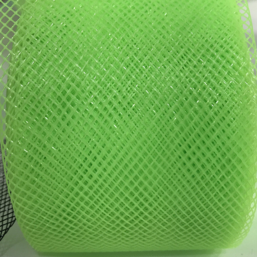 2" Wide Crinoline Webbing Horse hair Trim Braid for Sewing  by Lace USA - Horse Hair 2" Wide Neon Green