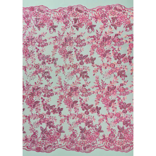 Beaded & Sequined Sparkling Lace Fabric for dance,  prom and evening wear | Lace USA GD-2218