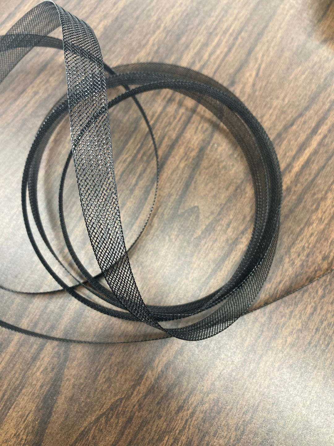 100% Polyester Black Horsehair Trim Braid Hem for Sewing Wedding Dress Gowns 1/2" Wide.  Sold by the yard.  Lace Usa