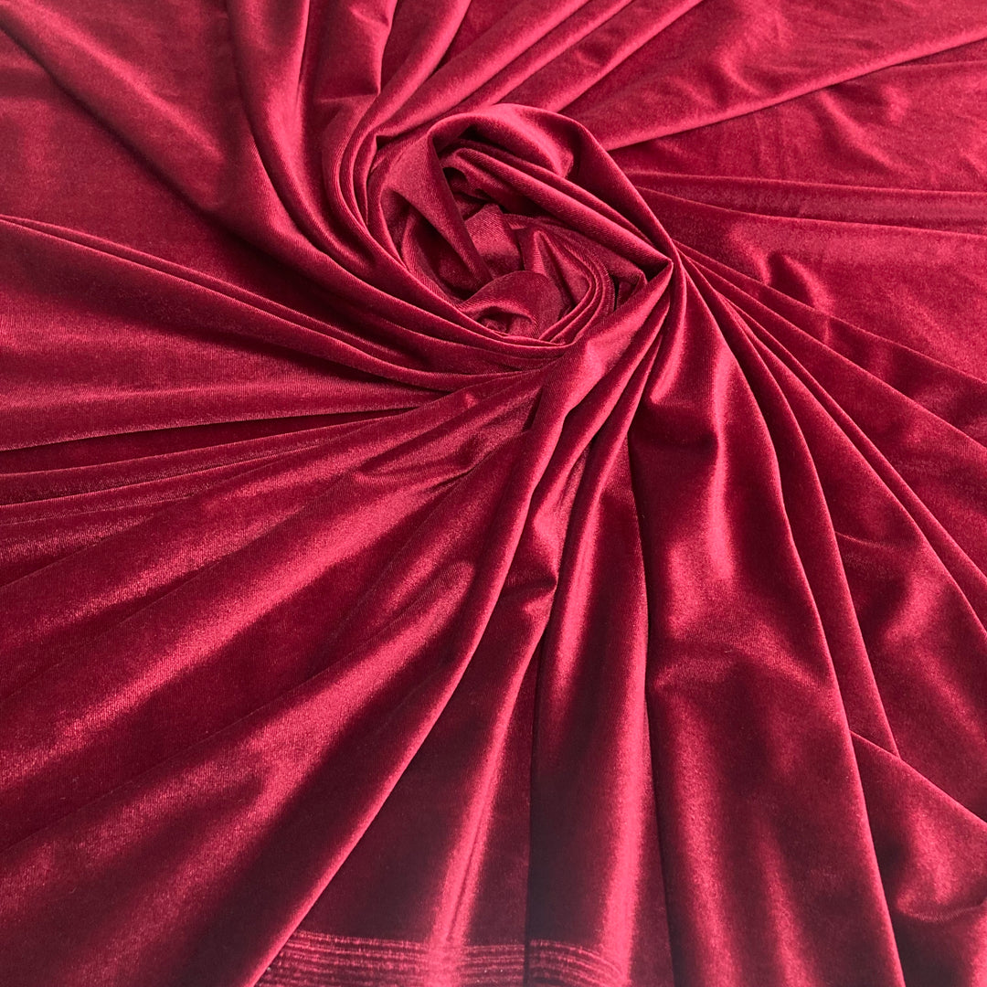 Stretch Velvet Fabric 4 way Stretch Approximately 60". Lace USA